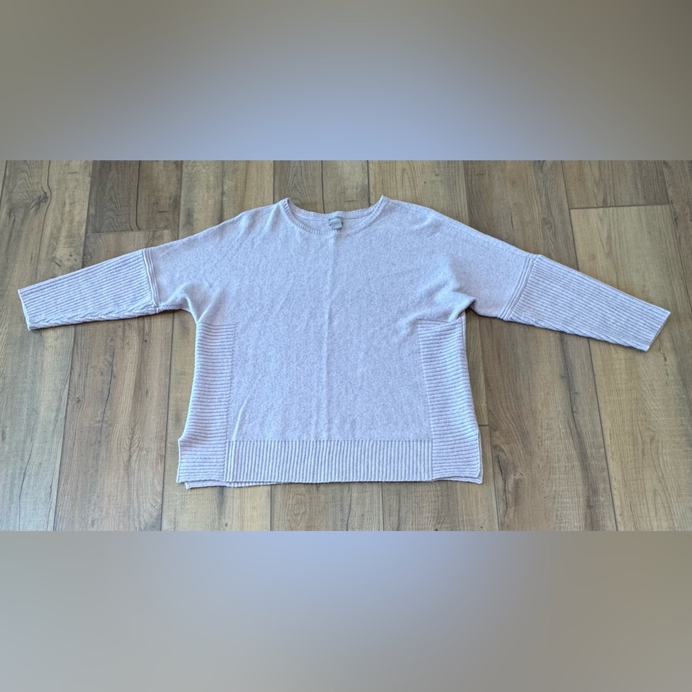 Chico's Light Pink Crewneck Sweater